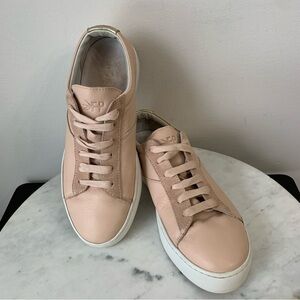 FRESHLY Picked Shoes women’s blush pink leather sneakers 8.5